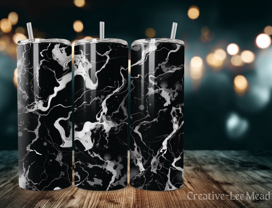 Faux Marble 20oz Tumbler