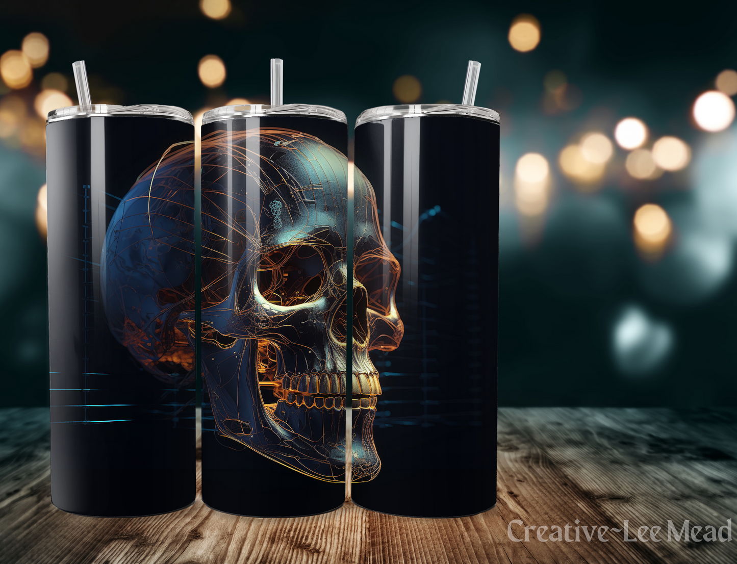 Skeleton Art 20oz Tumbler