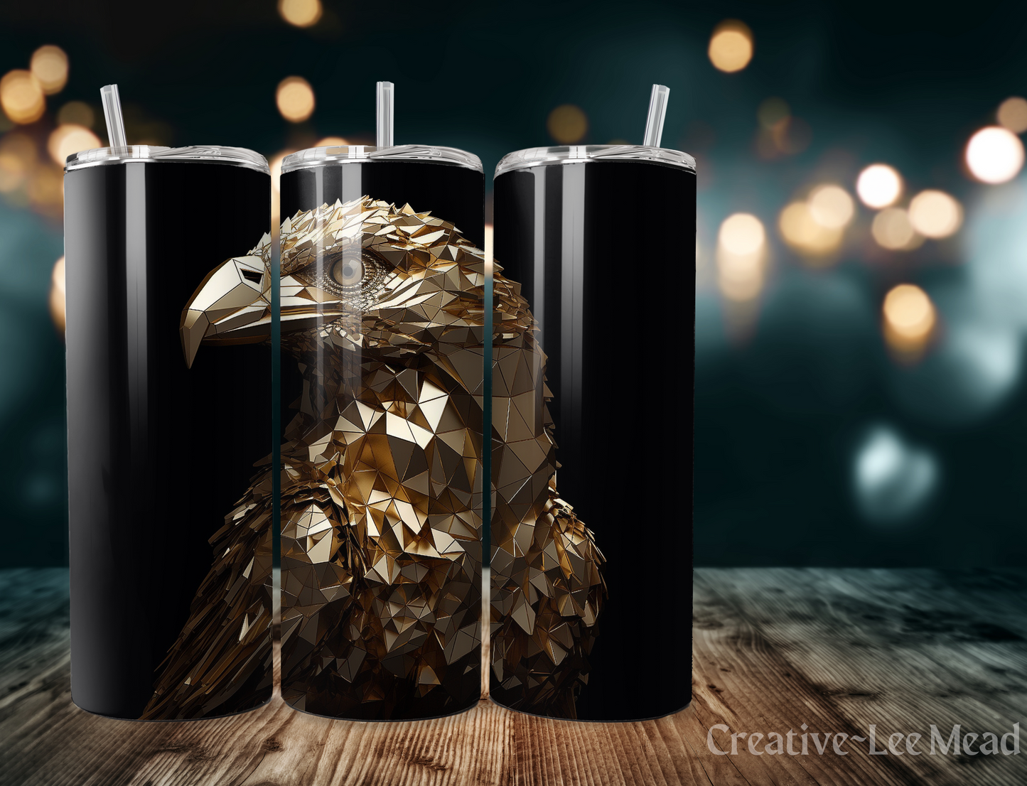 Metallic Eagle 20oz Tumbler