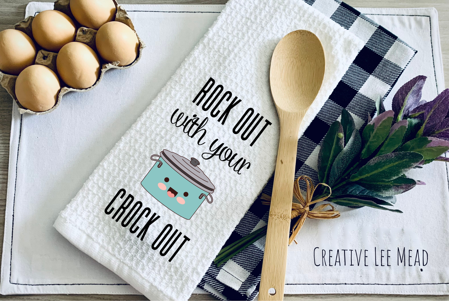 Rock Out Kitchen Towel