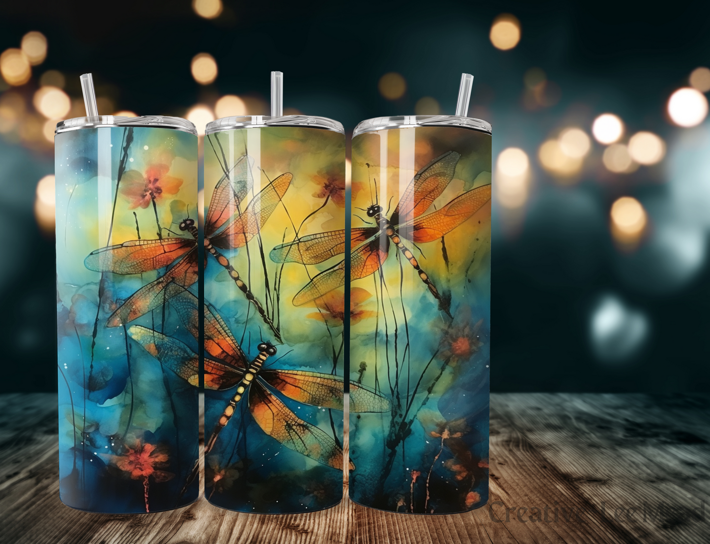 Whimsical Dragonflies 20oz Tumbler