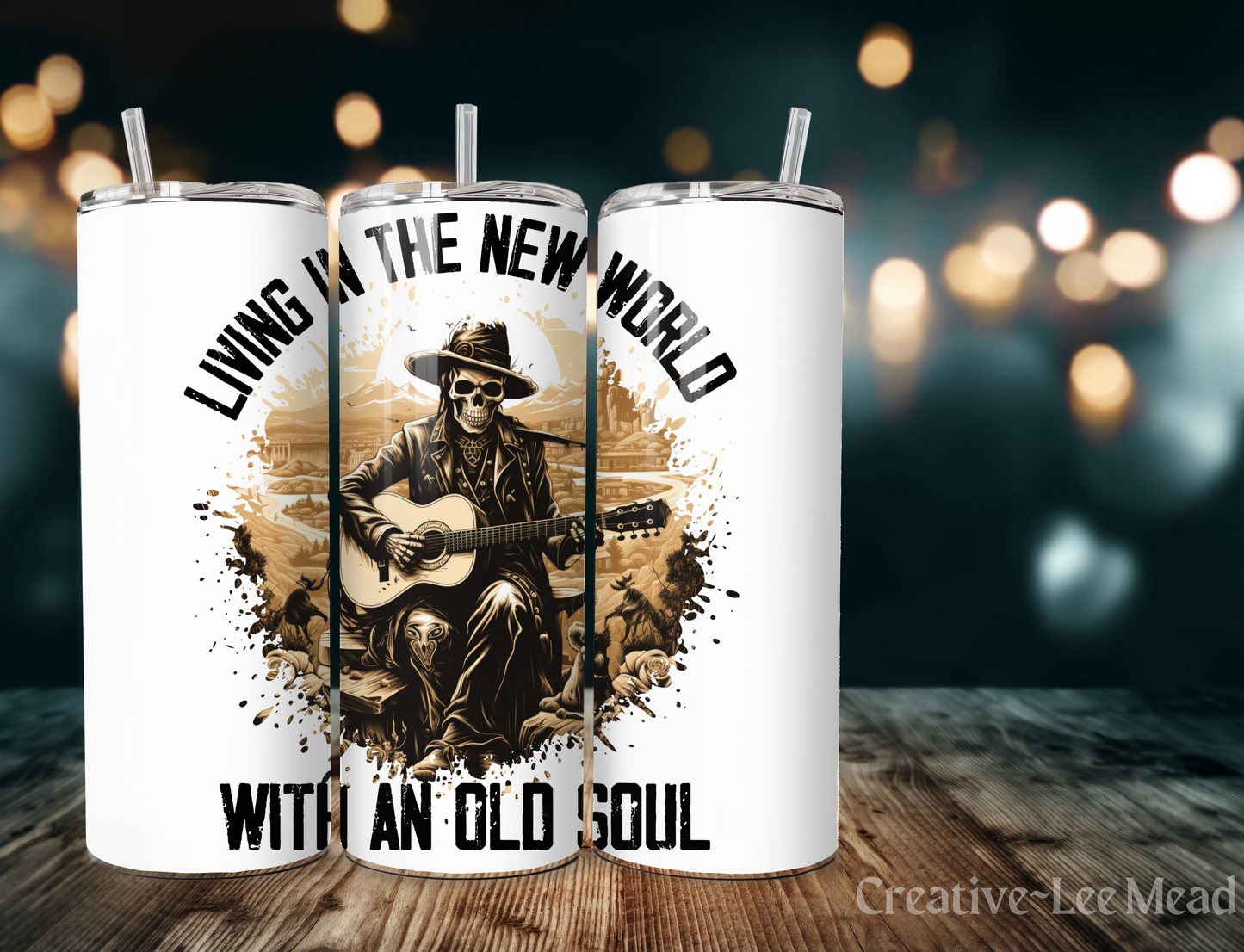 Living in the New World with an Old Soul  20oz Tumbler