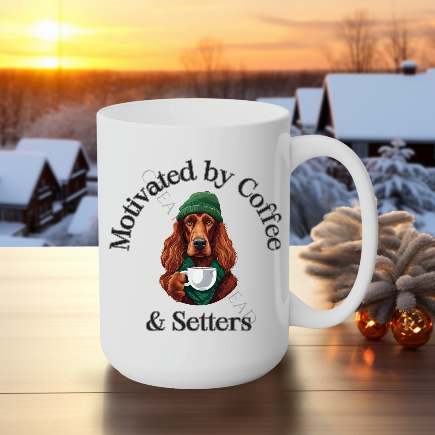 Motivated by Coffee & Setters 15oz Mug