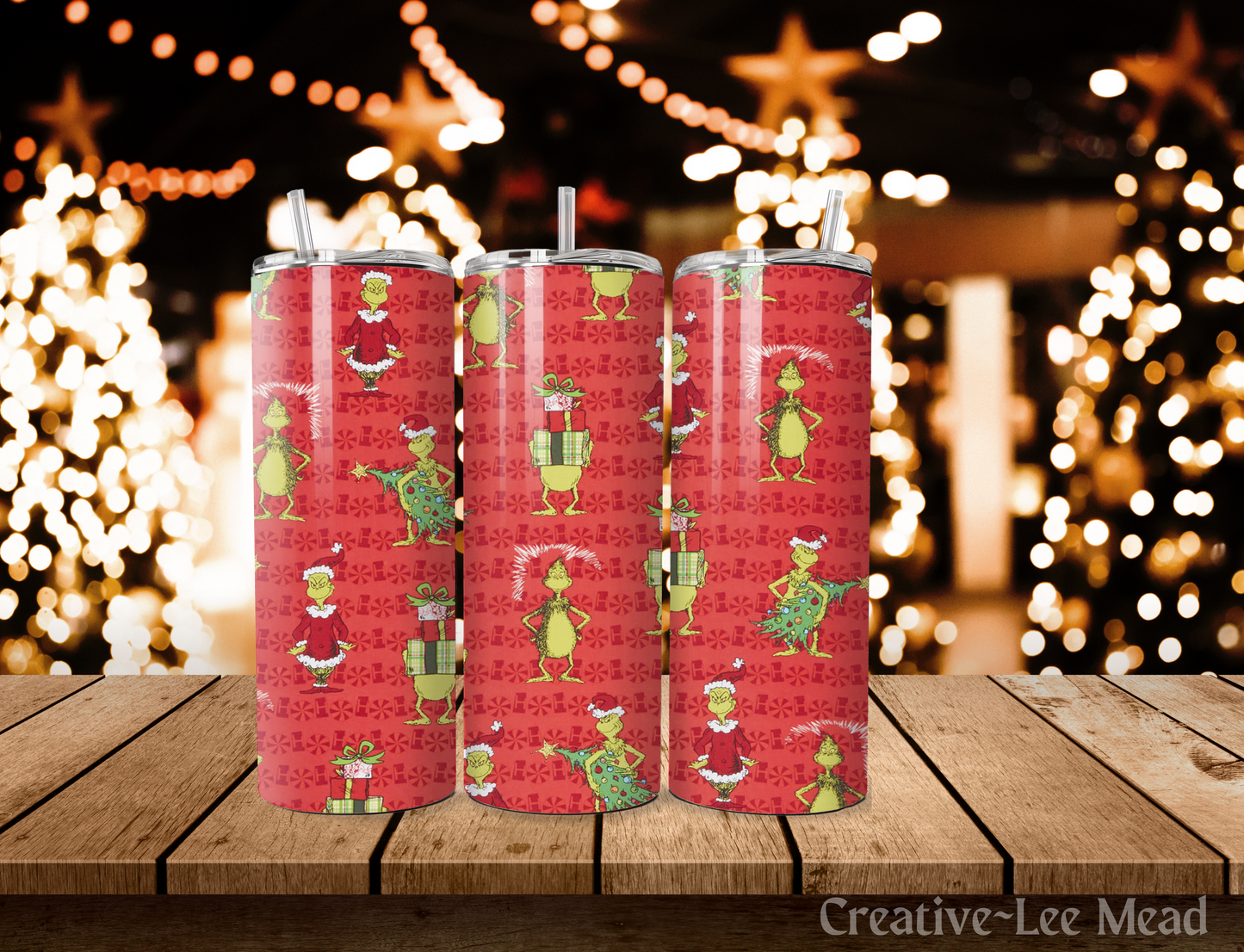 Christmas Movie Character Themed Christmas Tumbler with Lid and Metal Straw, Christmas Travel Cup