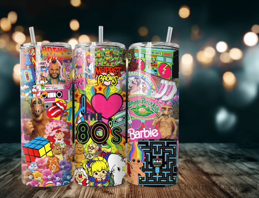 80s Kids Nostalgia 20oz Tumbler