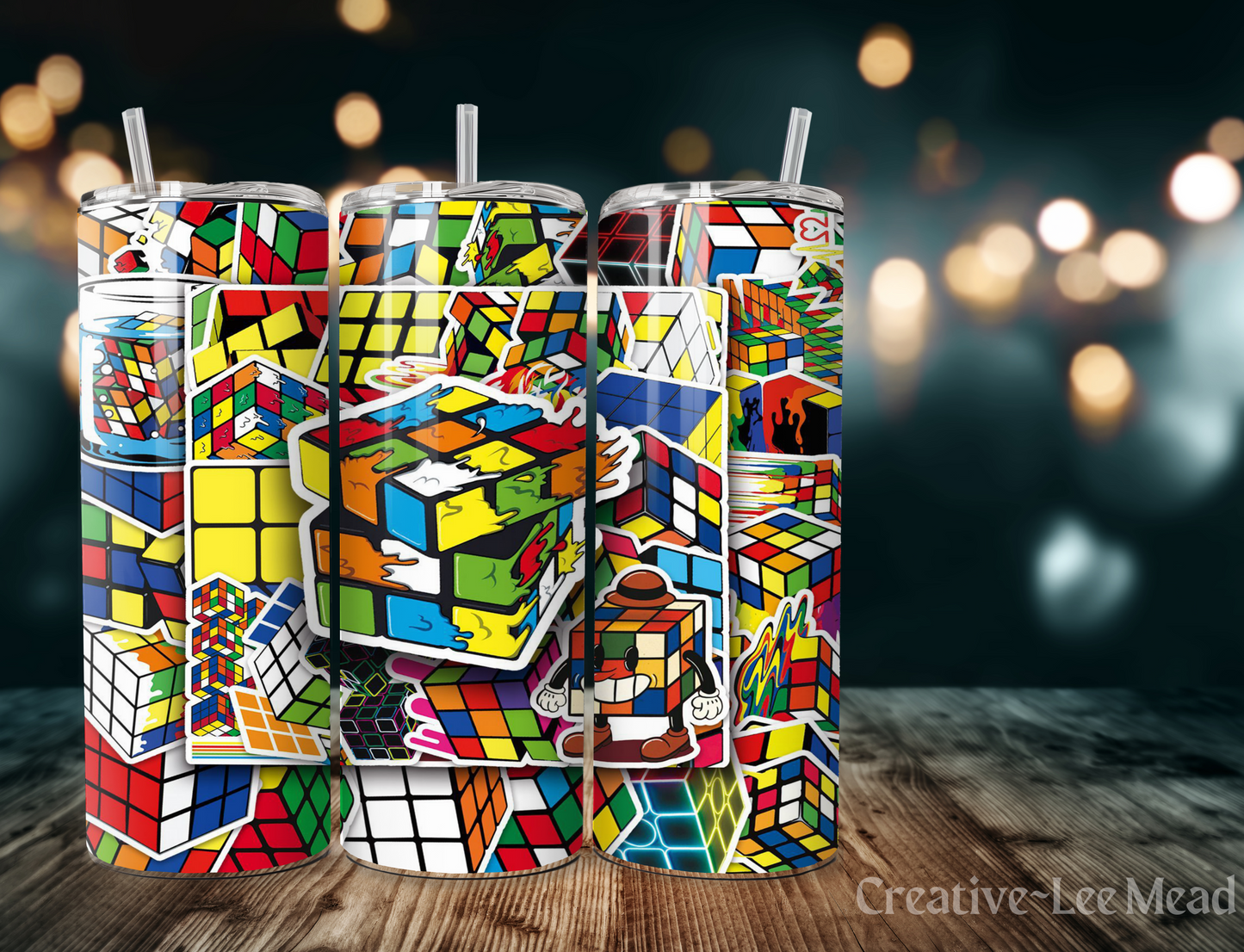 Rubik's Cube 20oz Tumbler