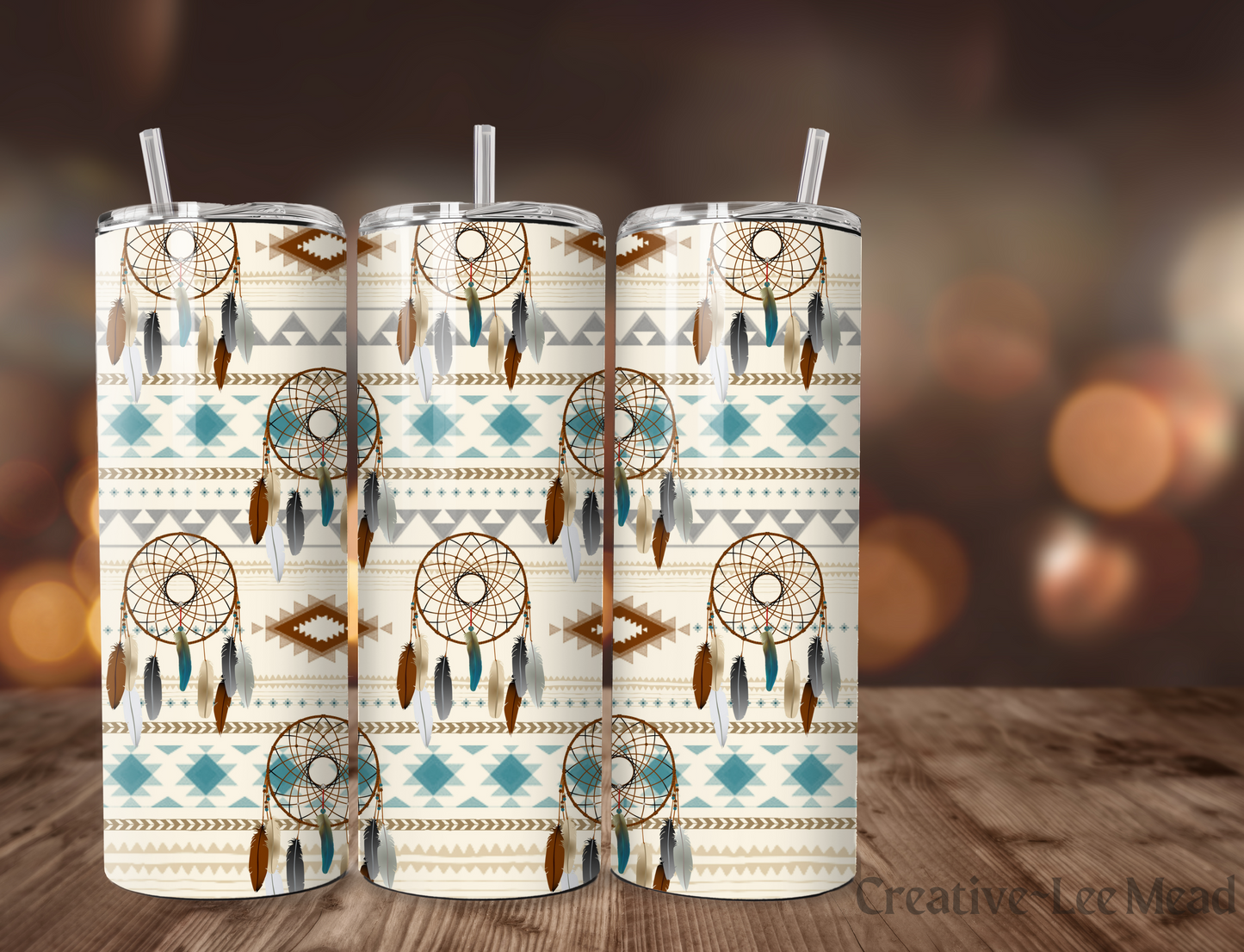 Tribal Indie Dreamcatcher Pattern 20oz Tumbler