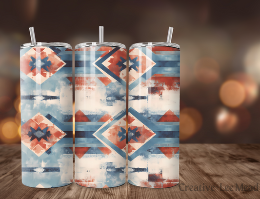 Native American Indian Inspired 20oz Tumbler