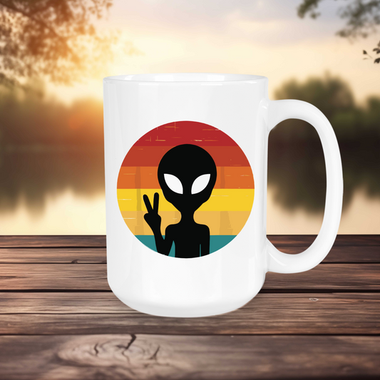 Alien Peace Sign